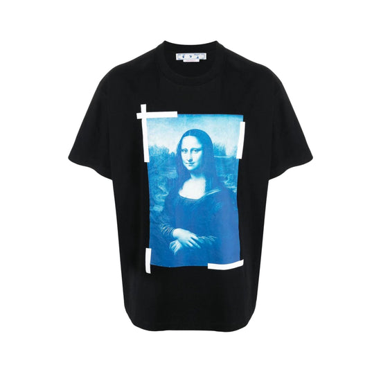 Off-white Monalisa Over S/s Tee Mens Style : Omaa038c99jer00