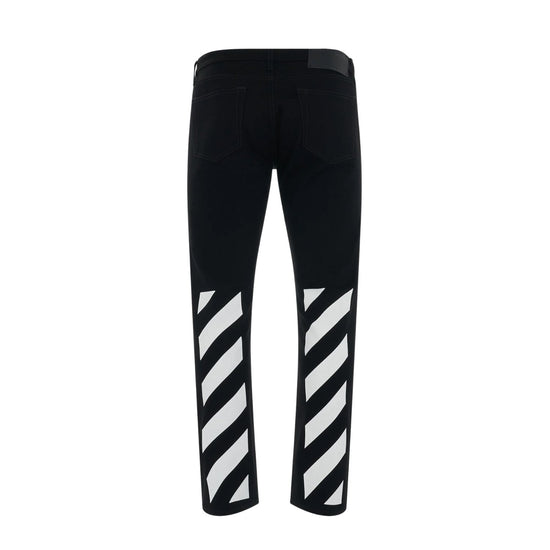 Off-white Diag Tab Arrow Slim Jeans Mens Style : Omya147c99den00