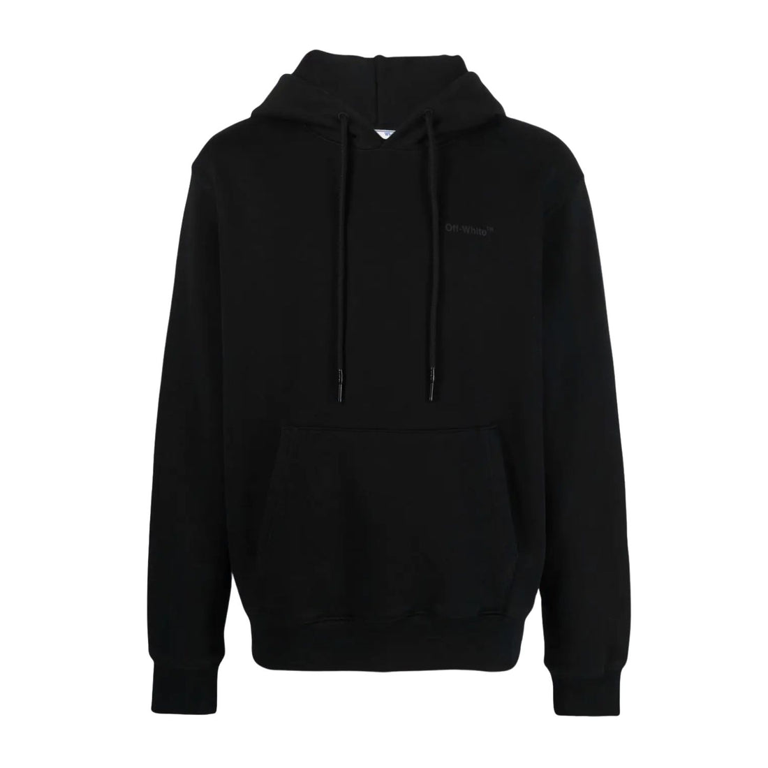 Off-white Diag Tab Slim Hoodie Mens Style : Ombb097c99fle00