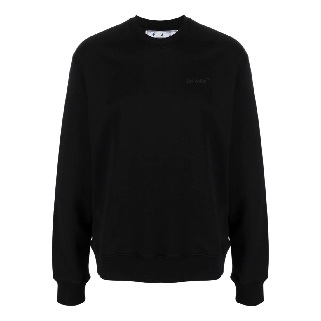 Off-white Diag Tab Slim Crewneck Mens Style : Omba057c99fle00