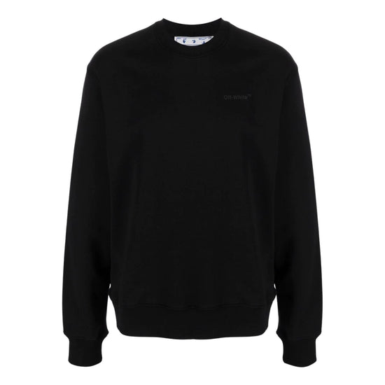 Off-white Diag Tab Slim Crewneck Mens Style : Omba057c99fle00