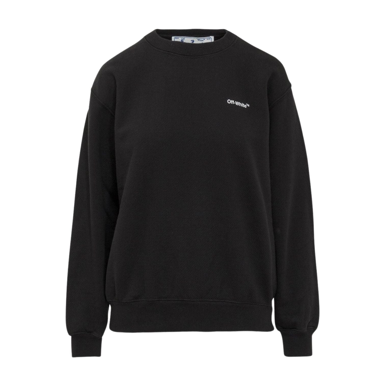 Off-white Diag Regular Crewneck Mens Style : Owba046c99jer00