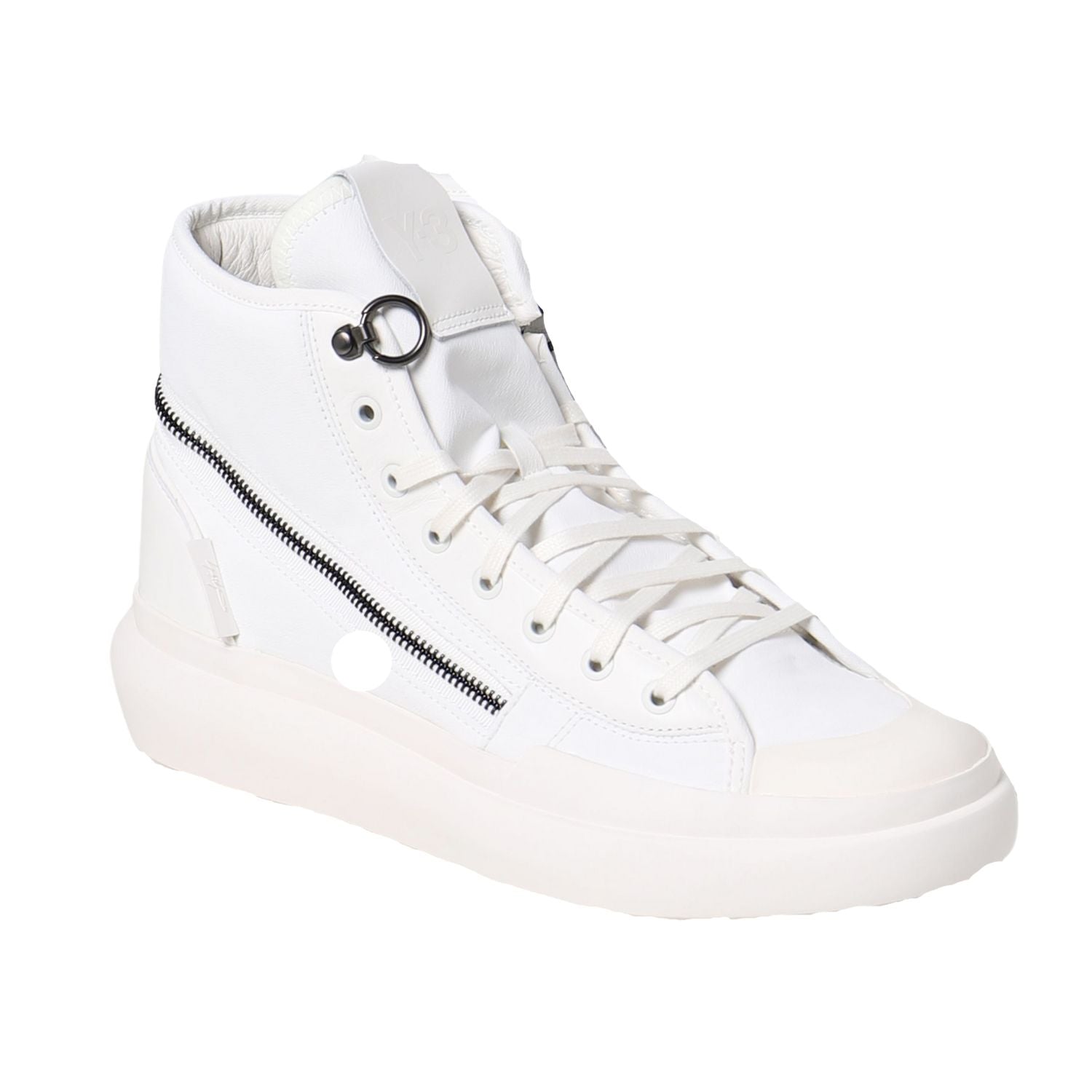 adidas Y-3 Ajatu Court High Core White Orbit Grey Cream White
