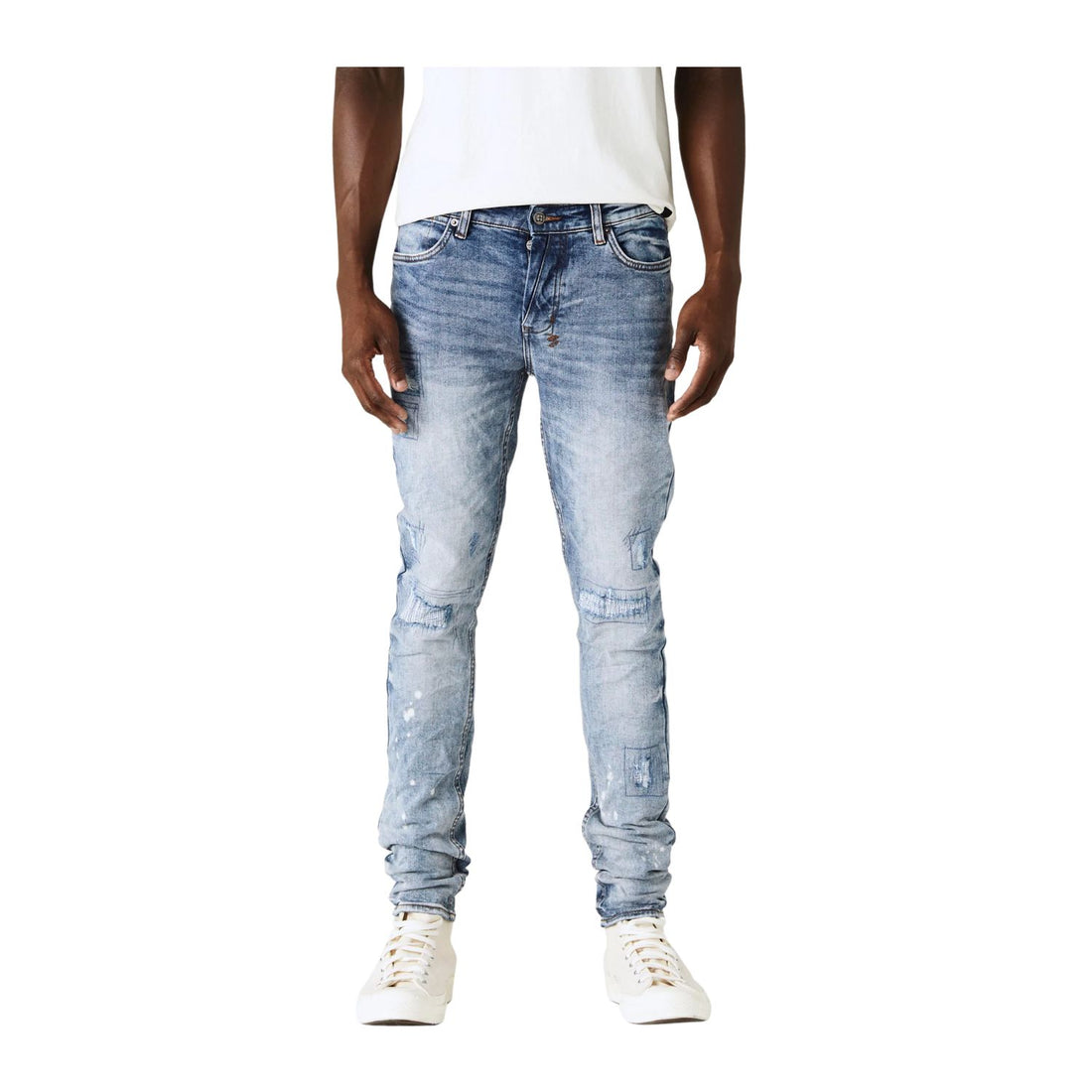 Purple-brand Van Winkle North Trashed Jean Mens Style : Mfa22dj012