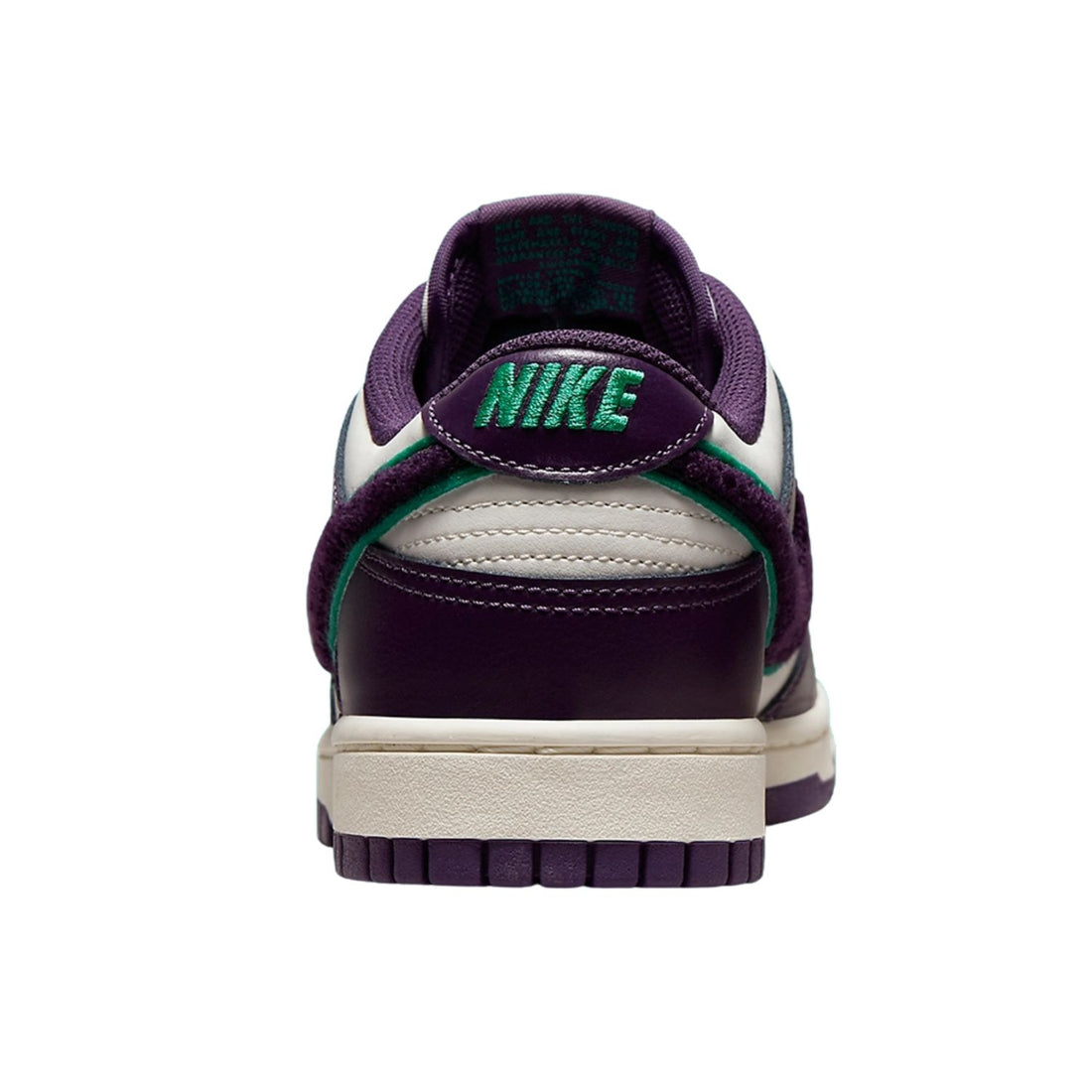 Nike Dunk Low Chenille Swoosh Sail Grand Purple