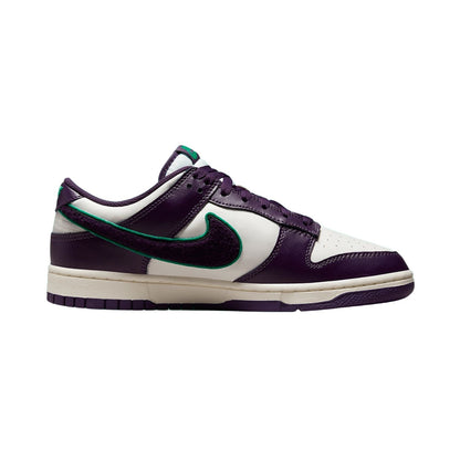 Nike Dunk Low Chenille Swoosh Sail Grand Purple