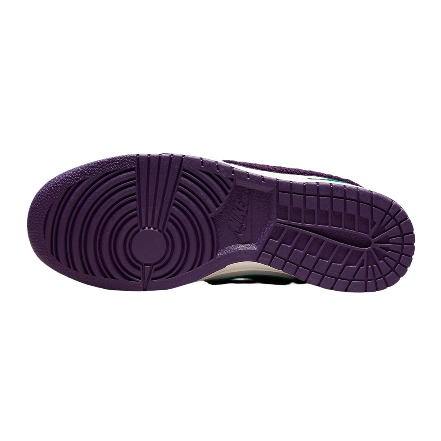 Nike Dunk Low Chenille Swoosh Sail Grand Purple