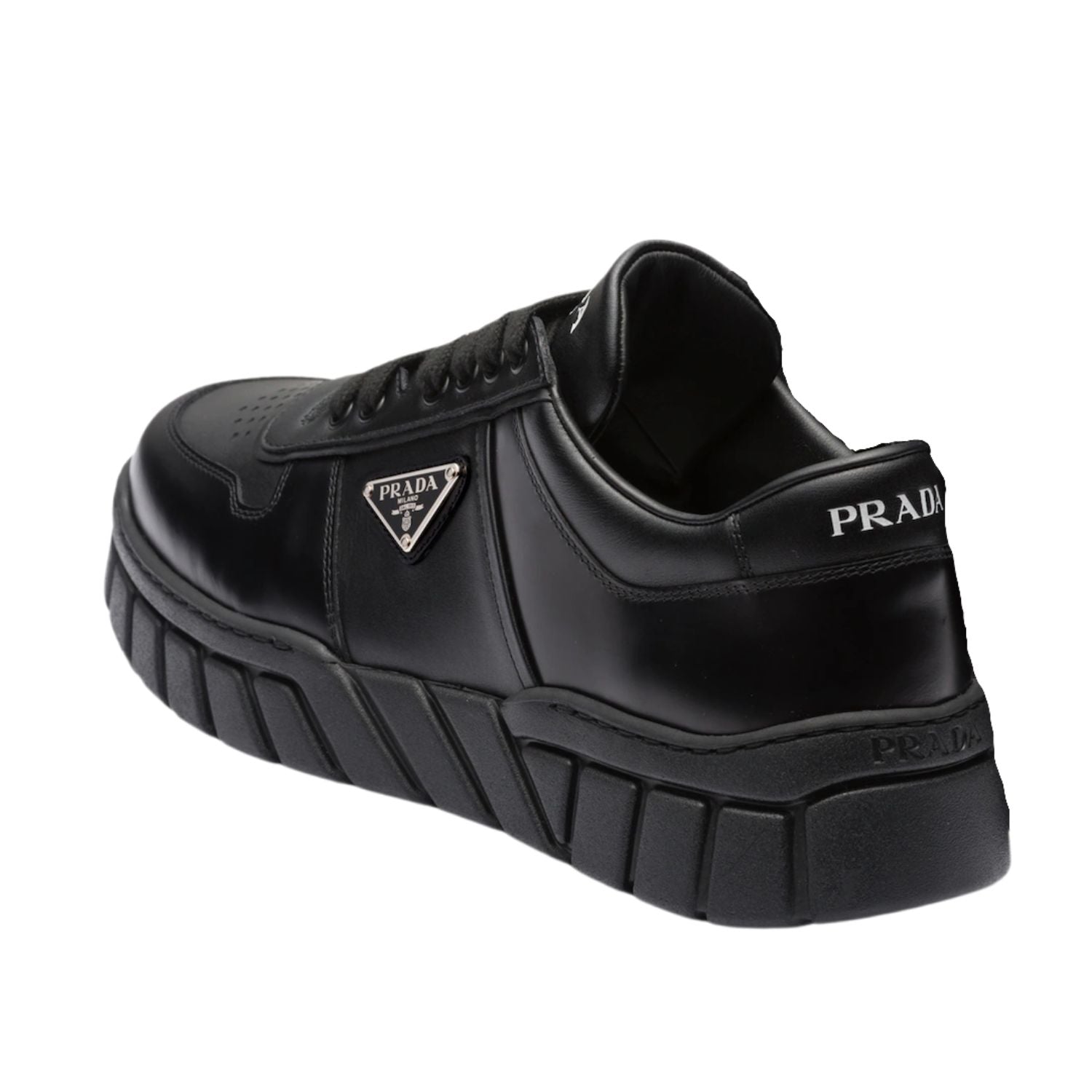 Prada Leather Sneakers Mens Style : 2ee378