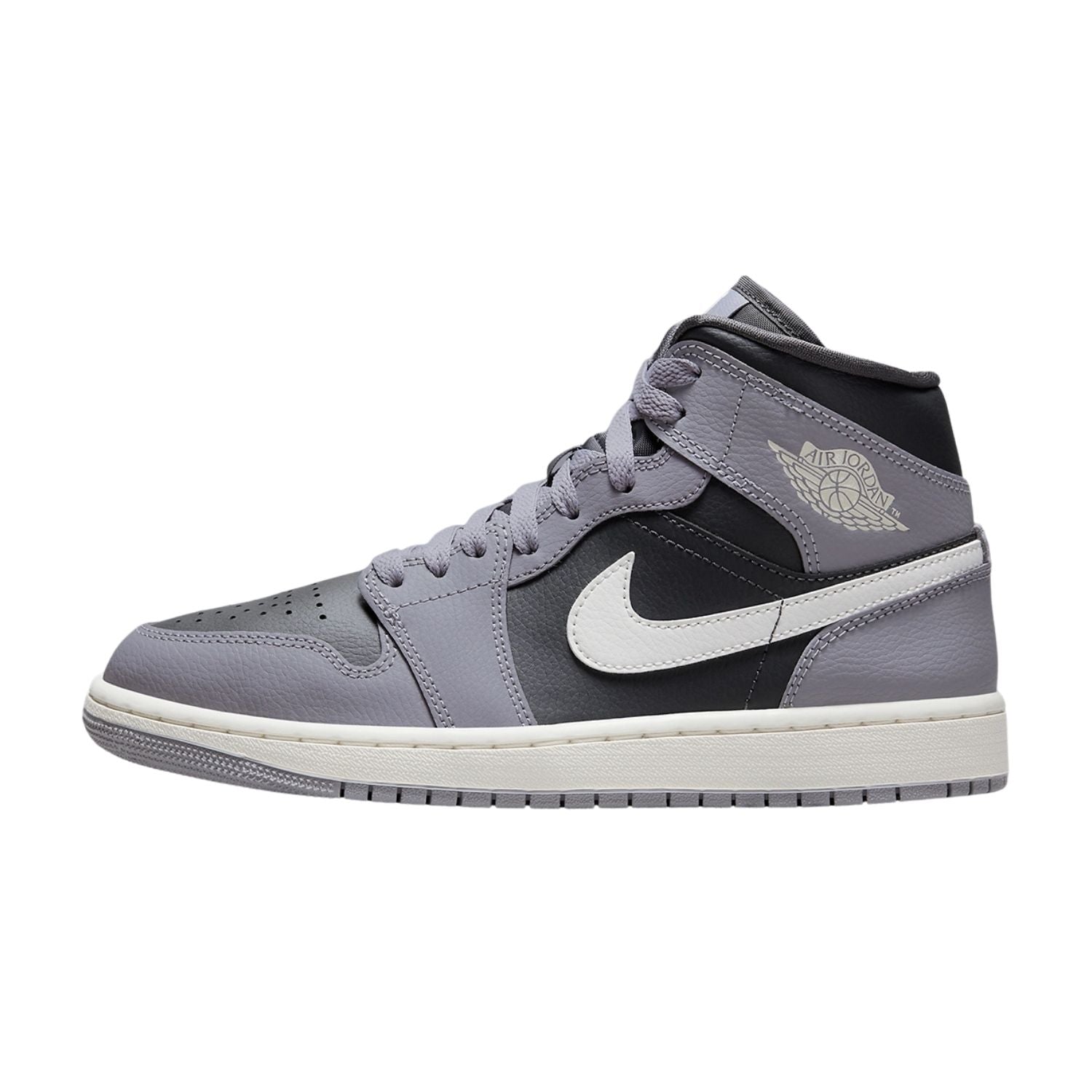 Jordan 1 Mid Cement Grey (Women&