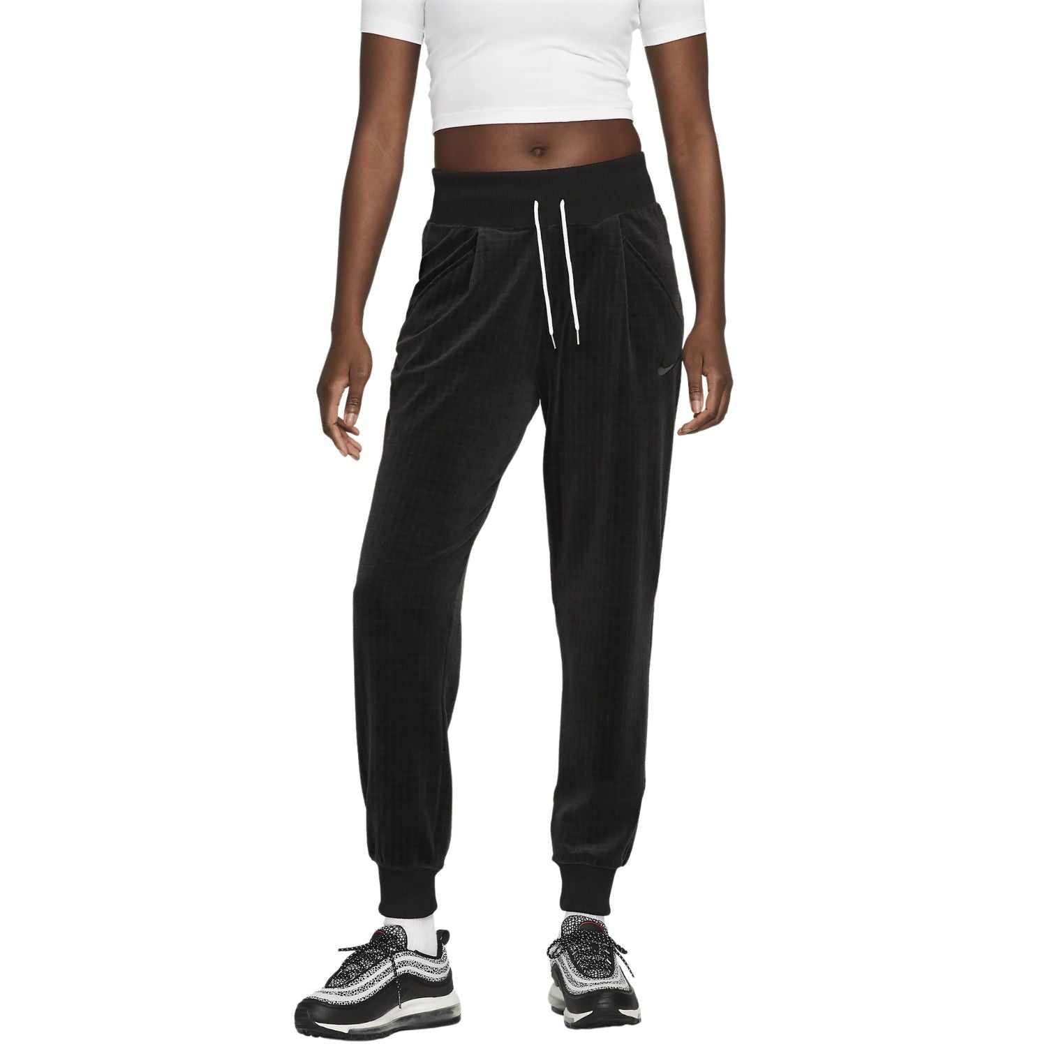 Nike Velour High Waisted Joggers Womens Style : Dv7820