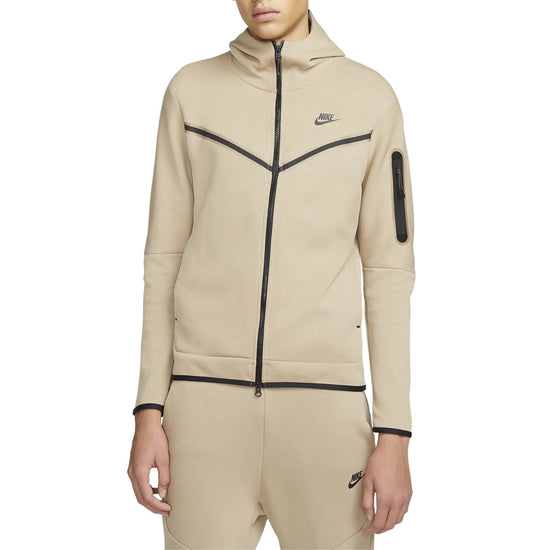 Nike Sportswear Tech Fleece Full-Zip Hoodie Khaki/Black