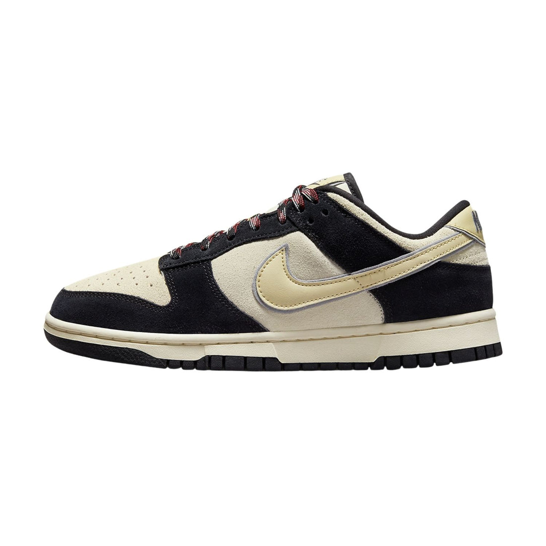 Nike Dunk Low LX Black Suede Team Gold (Women&