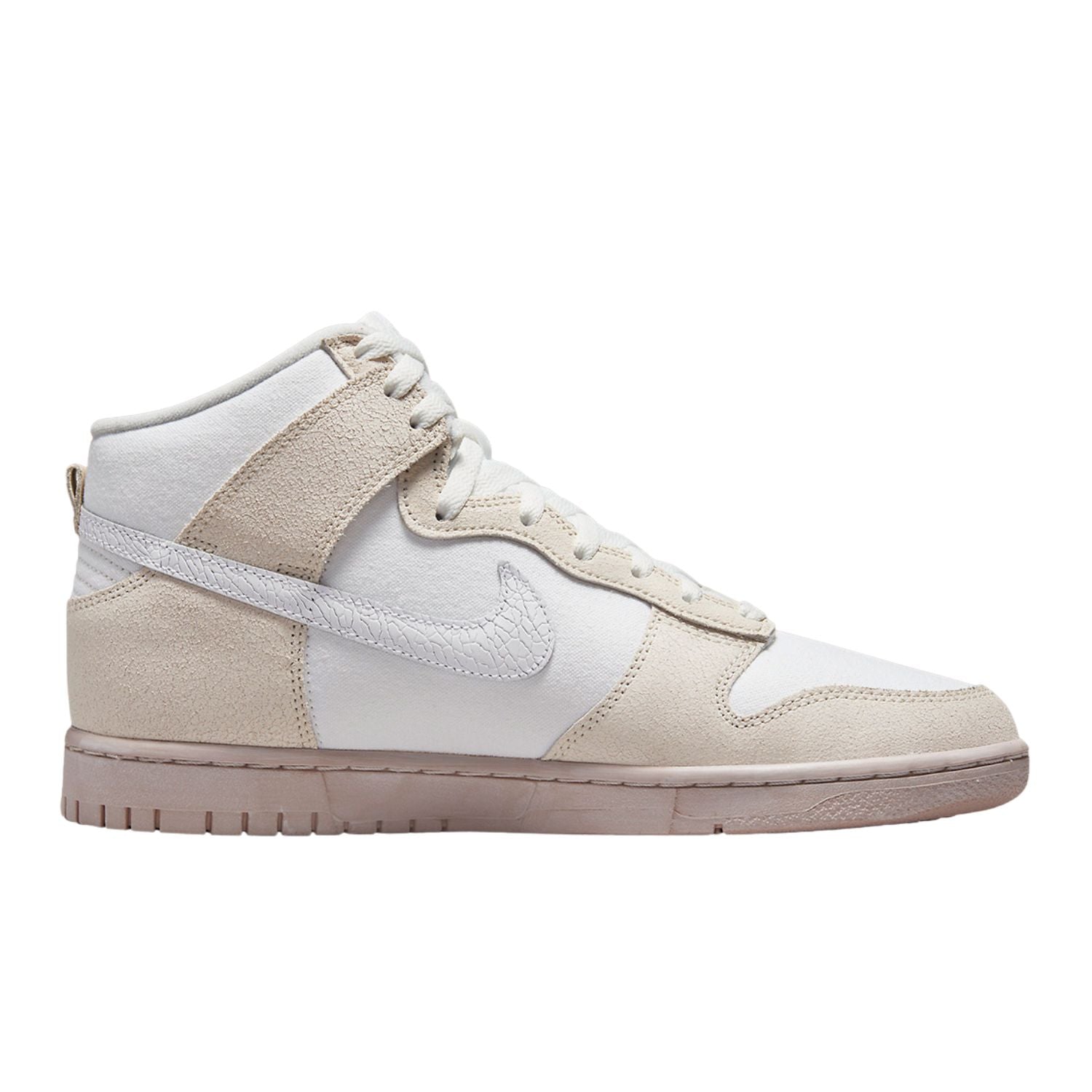 Nike Dunk High Retro PRM Cracked Leather Swoosh