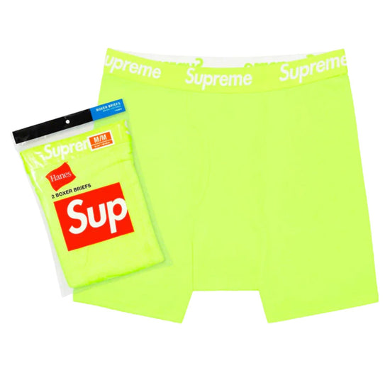 Supreme Hanes Boxer Briefs (2 Pack) Mens Style : Ss23a13