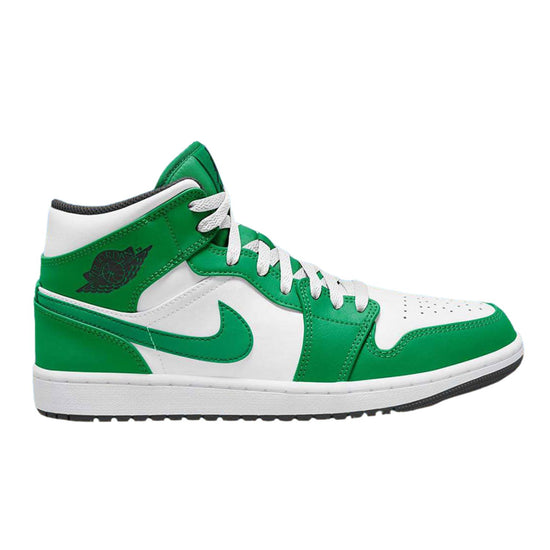 Jordan 1 Mid Lucky Green (GS)