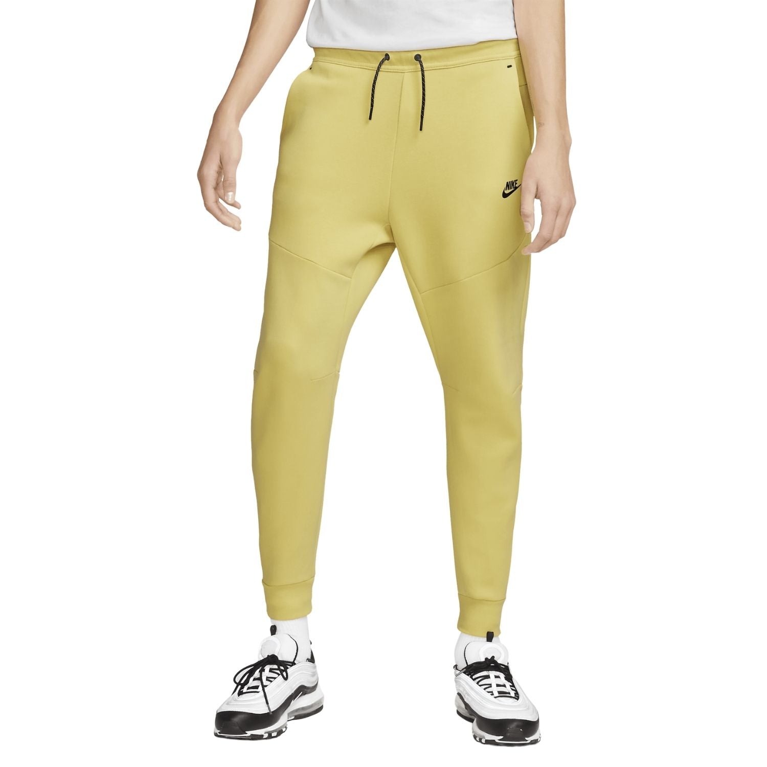Nike Sportswear Tech Fleece Hoodie &amp; Joggers Set Saturn Gold/Black