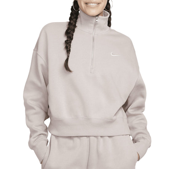 Nike Sportswear Phoenix Fleece Oversized 1/2-zip Crop Sweatshirt Womens Style : Dq5767