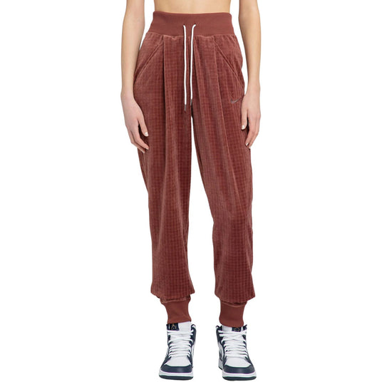 Nike Velour High Waisted Joggers Womens Style : Dv7820