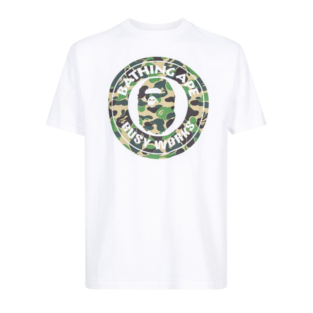 Bape Abc Camo Single Color Busy Works Tee Mens Style : 95707222
