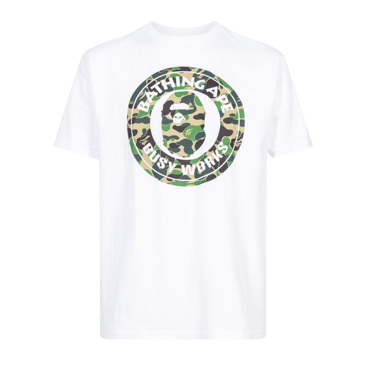 Bape Abc Camo Single Color Busy Works Tee Mens Style : 95707222