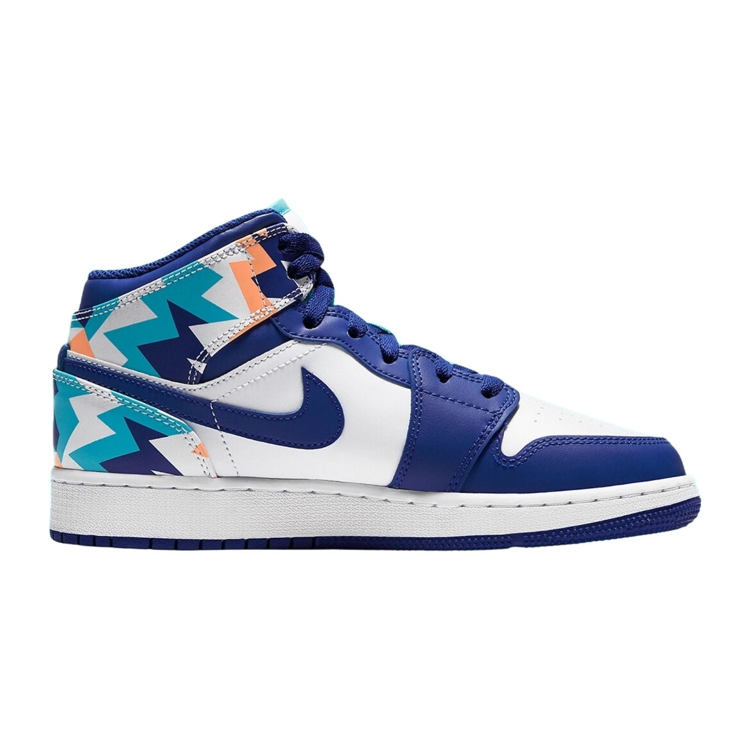 Jordan 1 Mid Big Kids Style : 555112-105