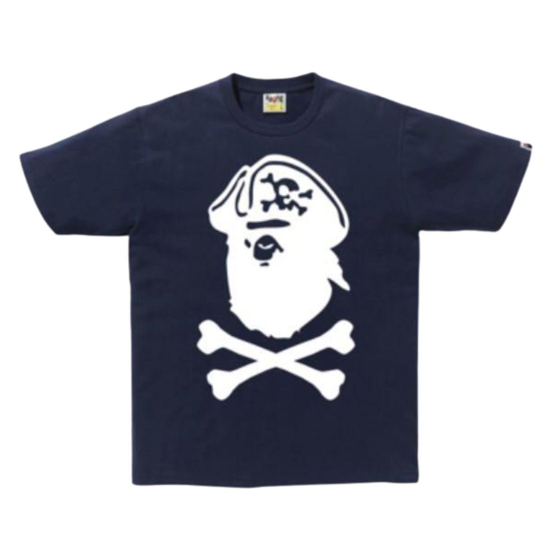 Bape Captain Ape Crossbone Tee Mens Style : 4172110001