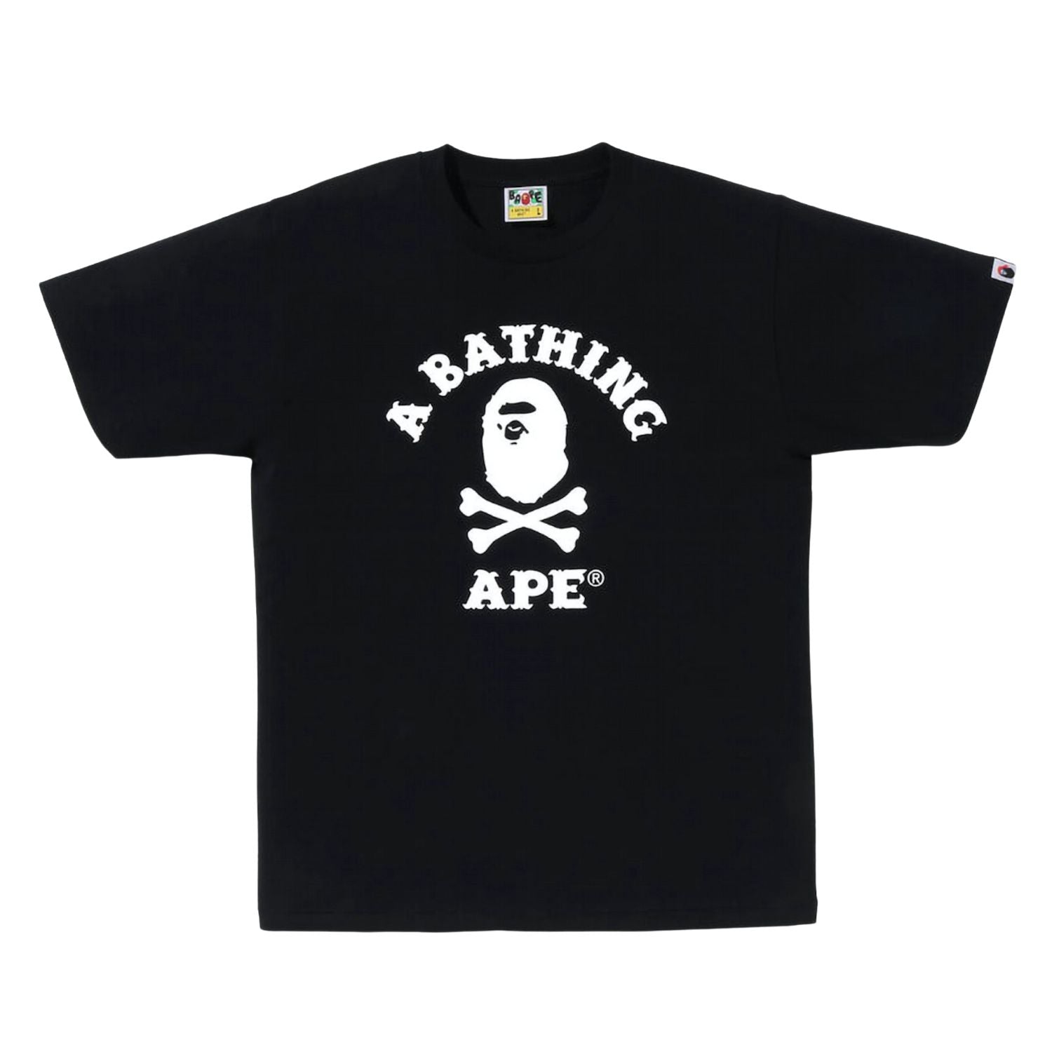 Bape Captain Ape Crossbone Tee Mens Style : 4172110001