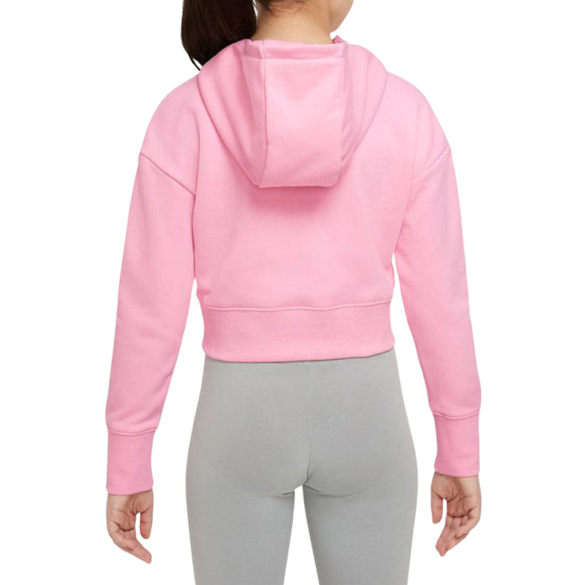 Nike Sportswear Club French Terry Cropped Hoodie (Girls&