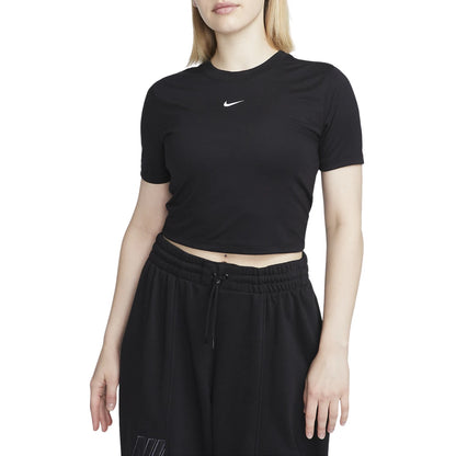 Nike Sportswear Essential Slim-fit Crop T-shirt Womens Style : Fb2873