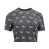 Nike Air Slim-fit Printed Crop T-shirt Womens Style : Dz3751