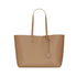 Saint Laurent Unstructured Tote Bag With Flat Leather Handles And Removable Leather Encased Metal Cassandre Charm Womens Style : 600281csv0j2346