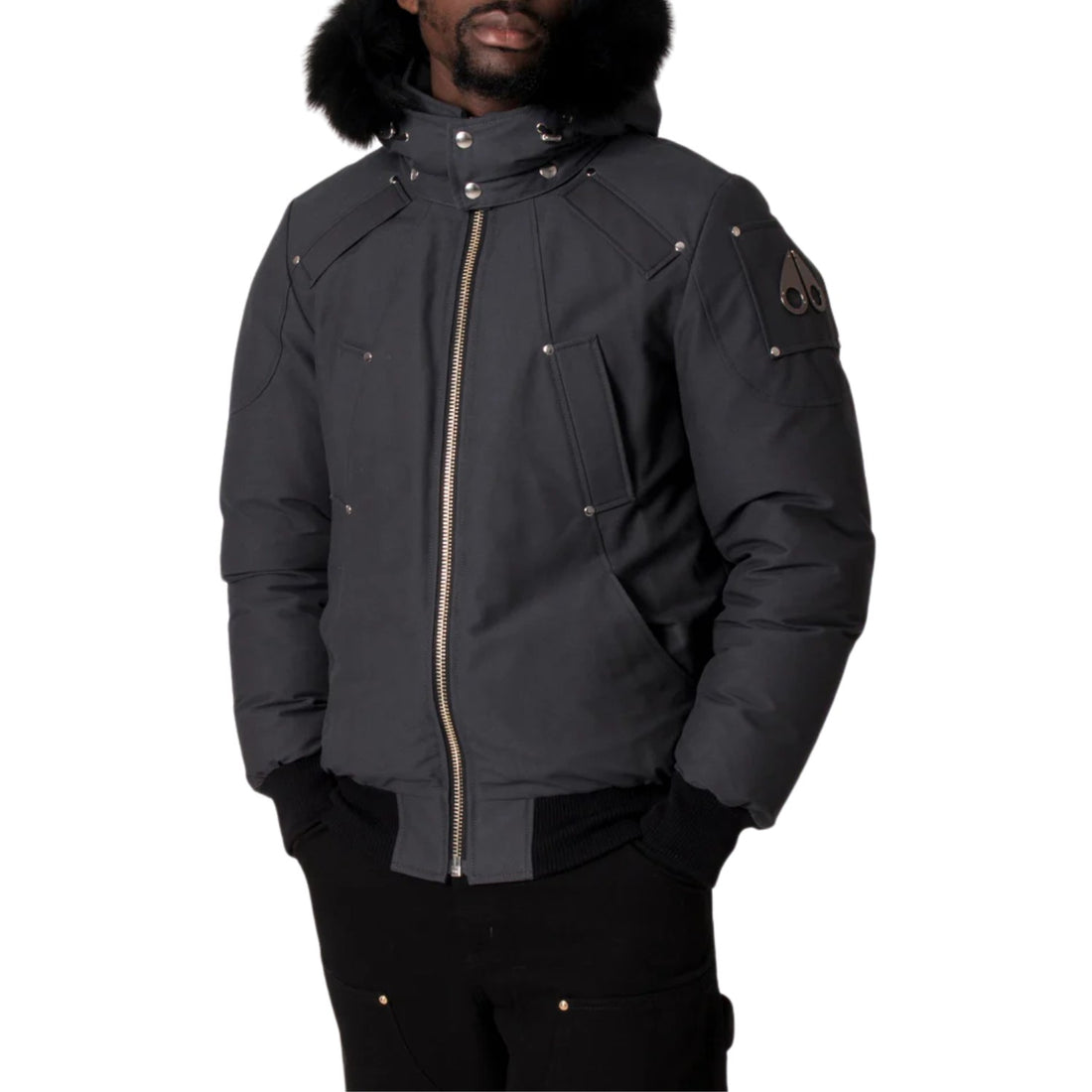 Moose Knuckles Ballistic Bomber Jacket Womens Style : Mk2000mb