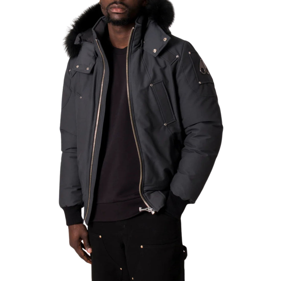 Moose Knuckles Ballistic Bomber Jacket Womens Style : Mk2000mb
