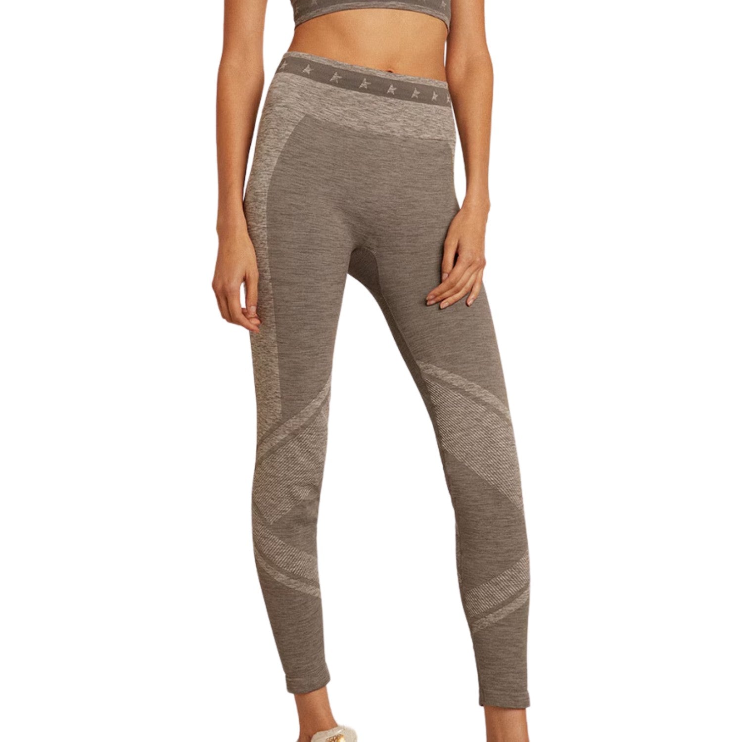 Golden Goose Leggings Genesis High Waistban Mens Style : Gwp01364.p001098.60421