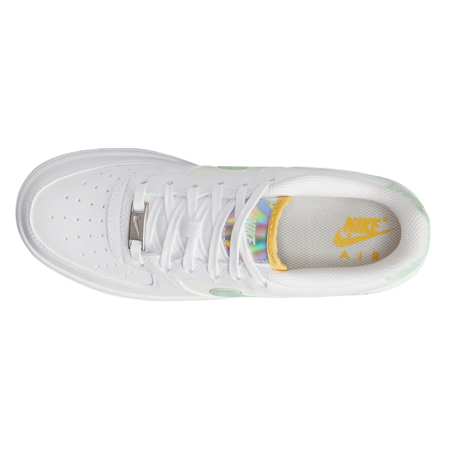 Nike Air Force 1 LV8 White/Green Abyss/Spring Green Toddler