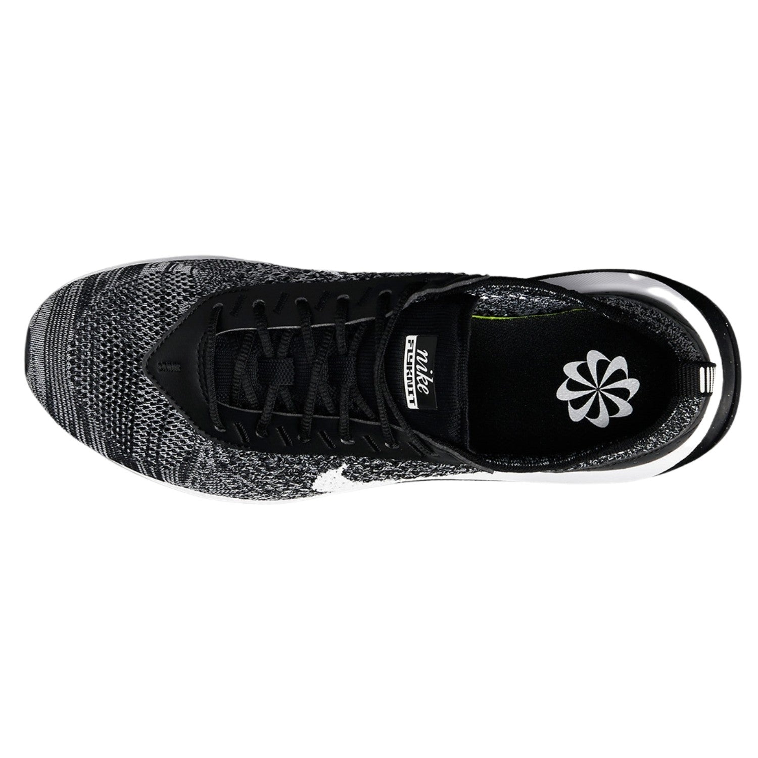 Nike Air Max Flyknit Racer Black White (Women&