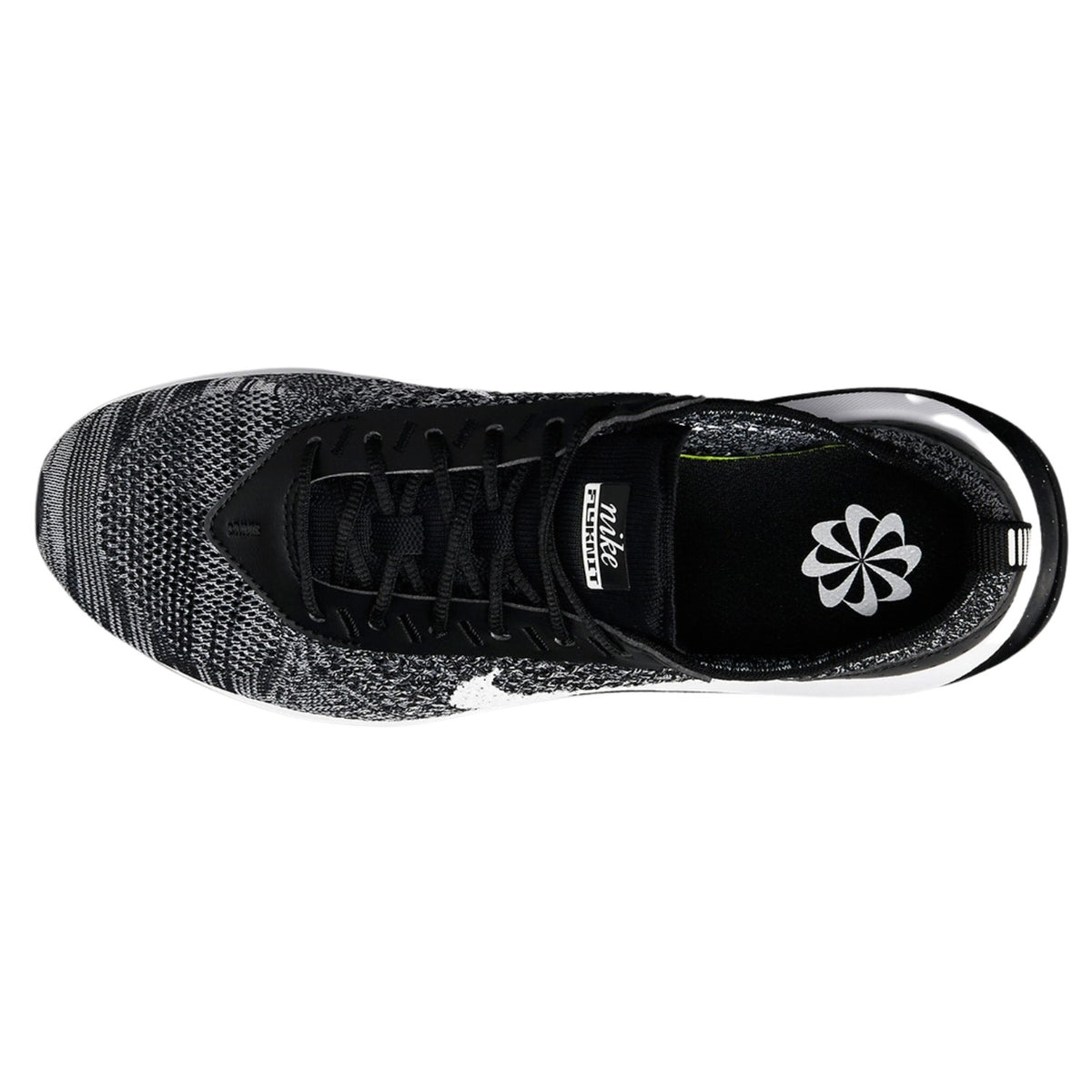 Nike Air Max Flyknit Racer Black White (Women&