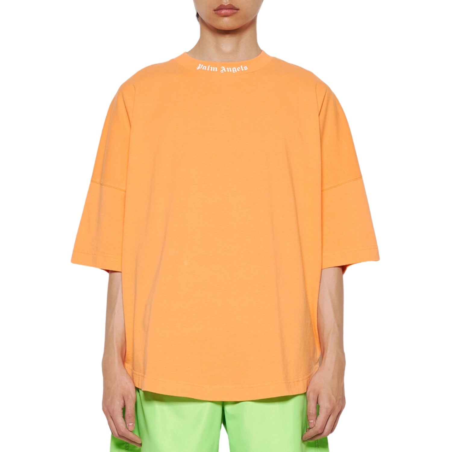 Palm Angels Classics Logo Over Tee Mens Style : Pmaa002c99jer00