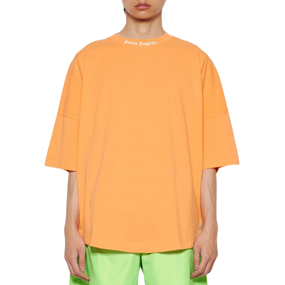 Palm Angels Classics Logo Over Tee Mens Style : Pmaa002c99jer00
