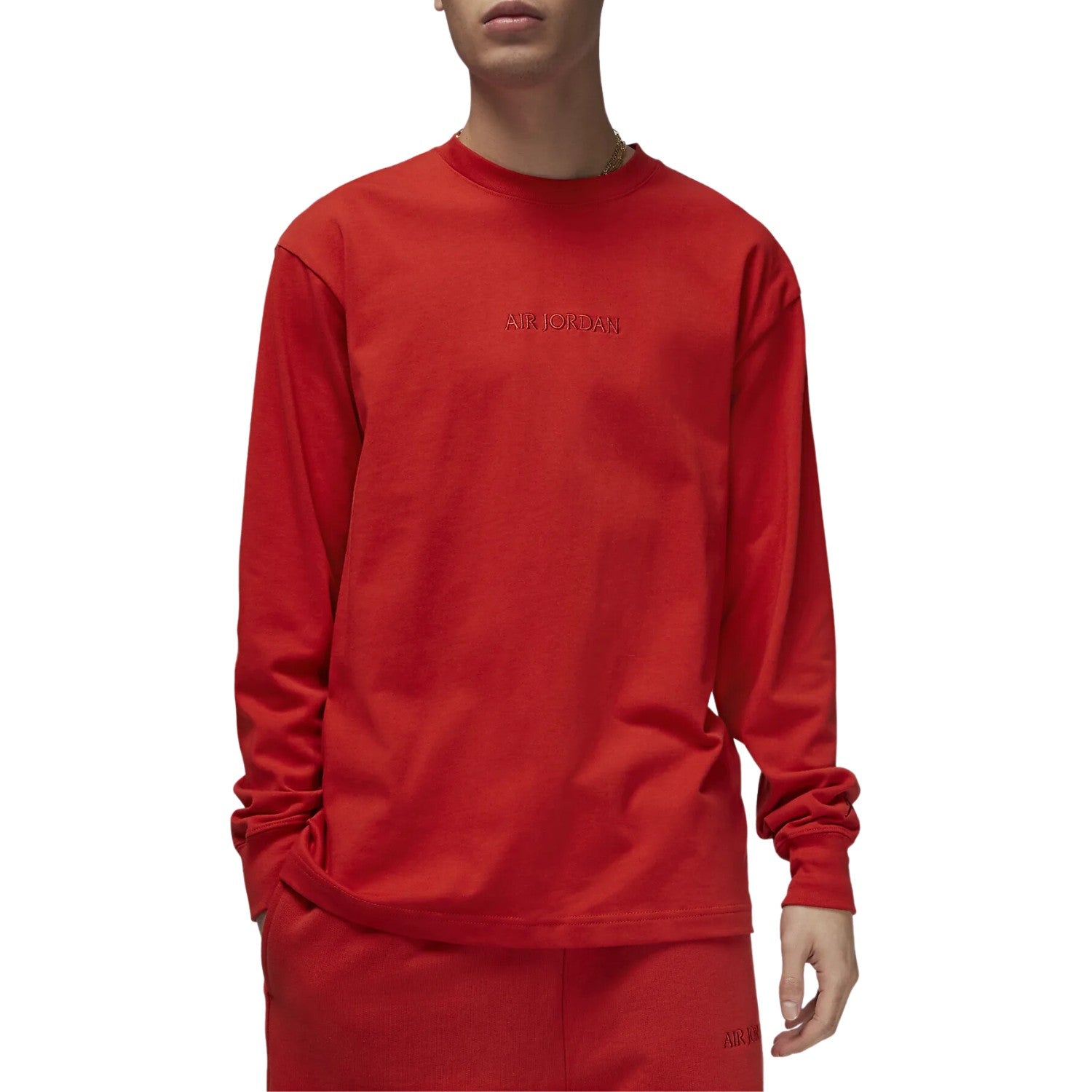 Jordan Wordmark Long-sleeve T-shirt Mens Style : Fj0702