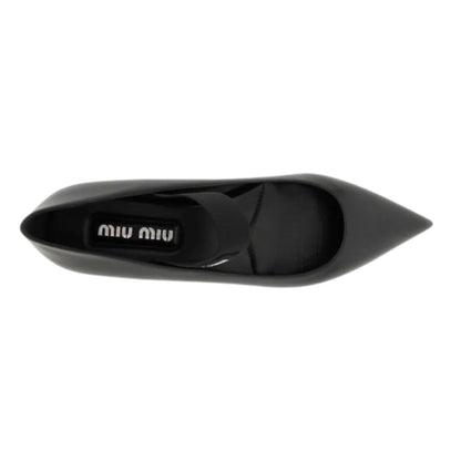 Miu Miu Pointed Leather Ballerinas Womens Style : 5f930d_3aqo