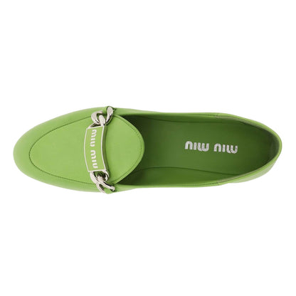 Miu Miu Leather Loafers Womens Style : 5d866d_011