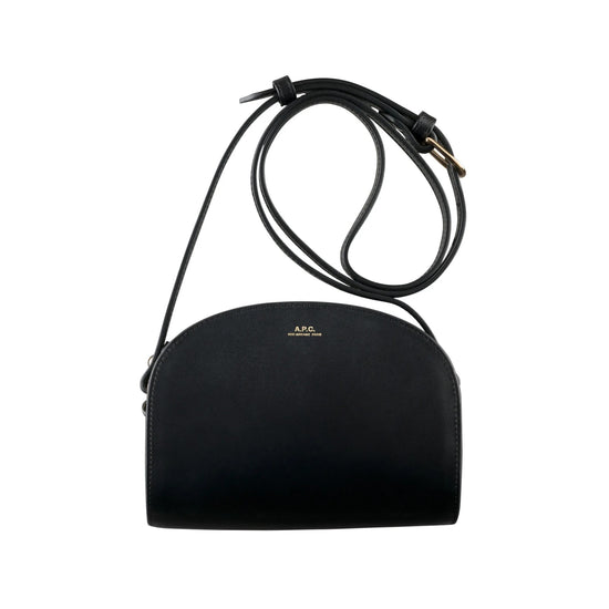 A.p.c Sac Demi Lune Mini Noir Womens Style : Pxawv-f61392 Lzz