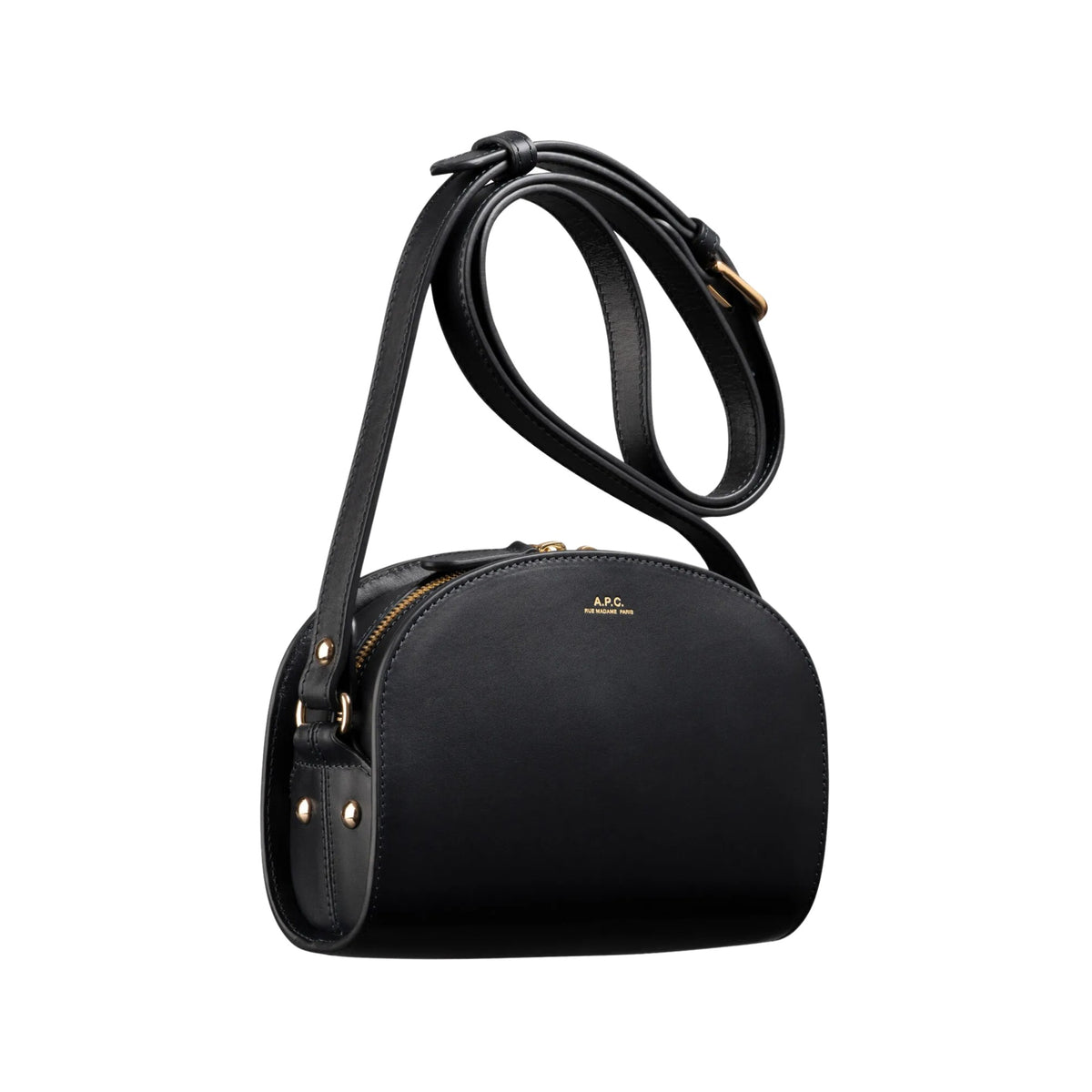 A.p.c Sac Demi Lune Mini Noir Womens Style : Pxawv-f61392 Lzz