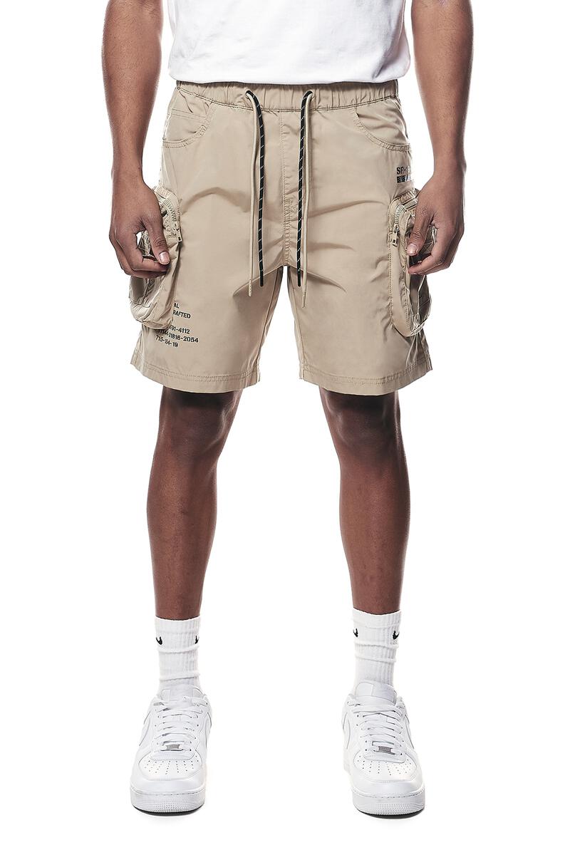 Smoke Rise Printed Nylon Utility Short Mens Style : Ws23182