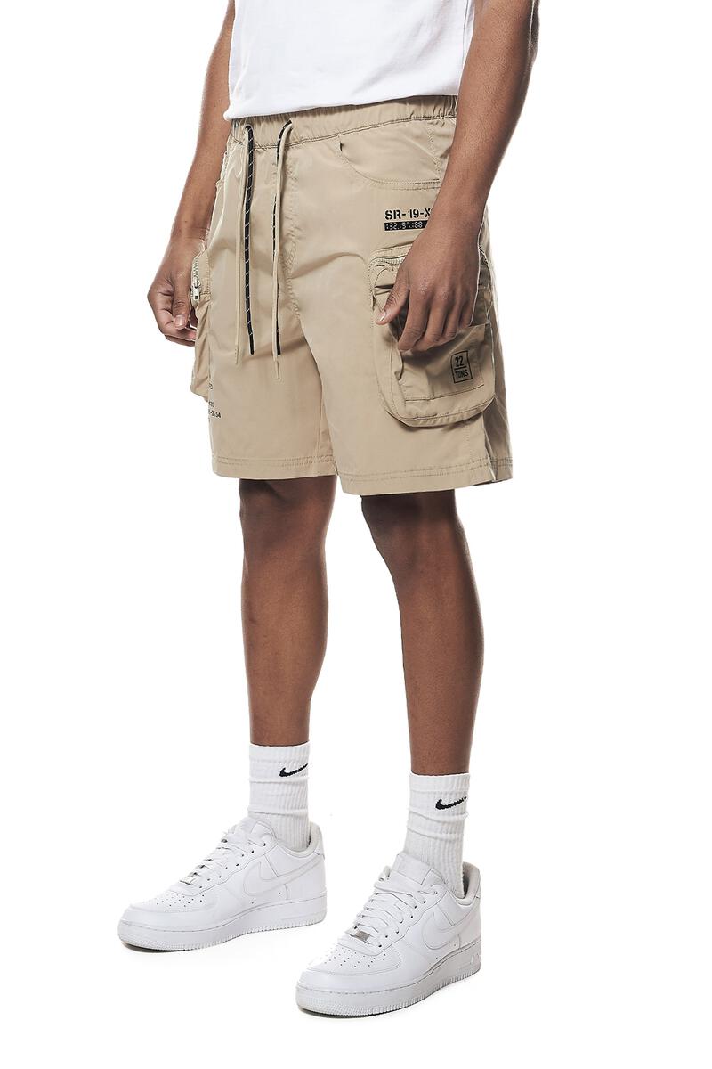 Smoke Rise Printed Nylon Utility Short Mens Style : Ws23182