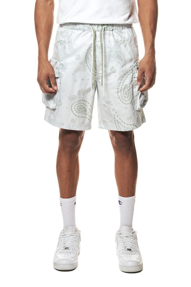 Smoke Rise Printed Nylon Utility Short Mens Style : Ws23189