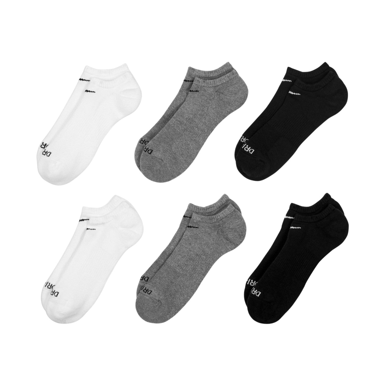 Nike Everyday Plus Cushion No Show 6 Pack Mens Style : Sx6898-964