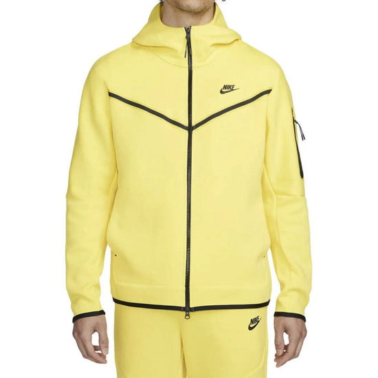 Nike Sportswear Tech Fleece Full-Zip Hoodie Yellow Strike/Black