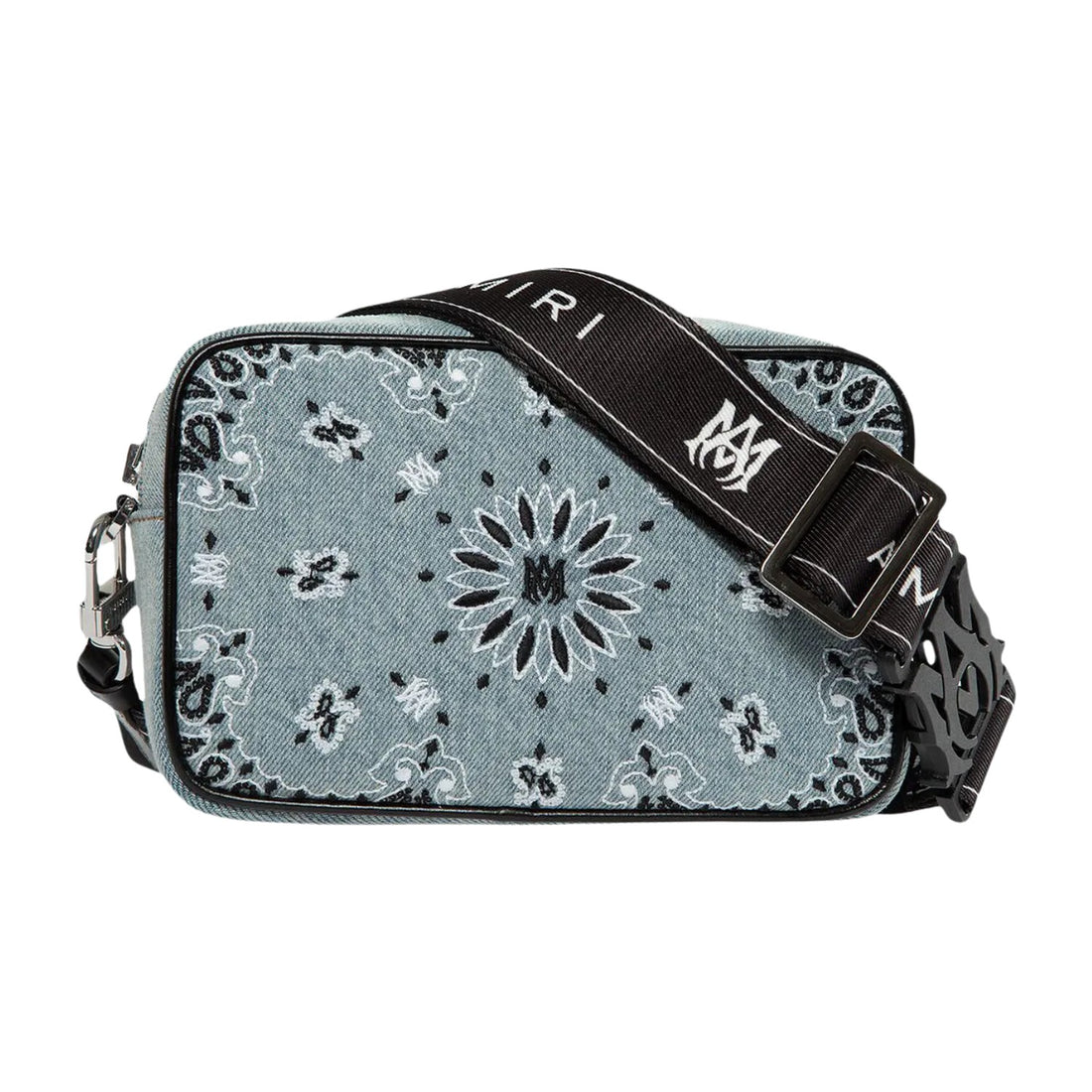 Amiri Bandana Denim Camera Bag Unisex Style : Pf23mcc005